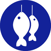restrictions on fish and wildlife consumption logo