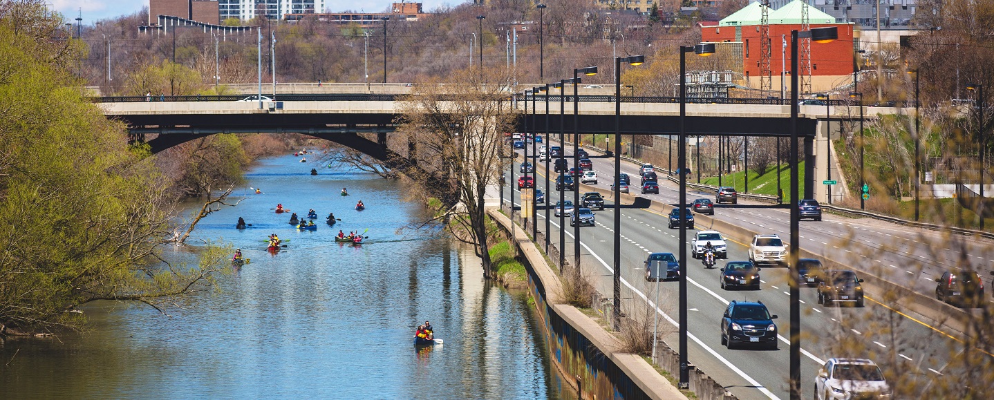 community members take part in the May 2019 Paddle the Don Event